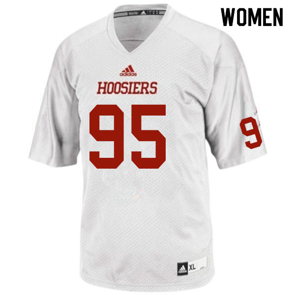 Women #95 Antoine Whitner Jr. Indiana Hoosiers College Football Jerseys Sale-White